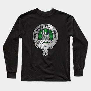 Clan MacDonald Crest & Tartan Long Sleeve T-Shirt